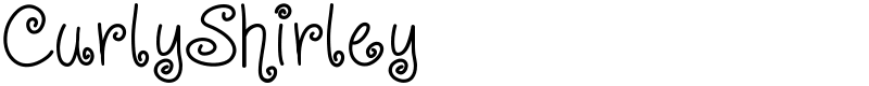 CurlyShirley Font