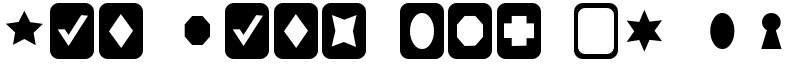 Cut Outs for 3D FX Font