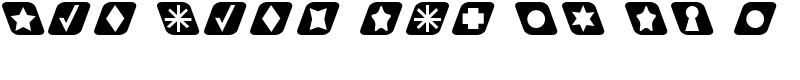 Cut Outs for 3D FX 2 Font