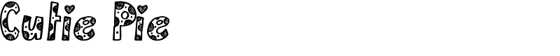 Cutie Pie Font