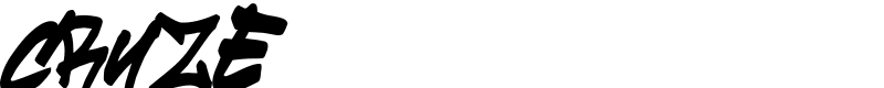 cruze Font