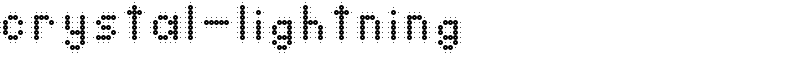 crystal-lightning Font