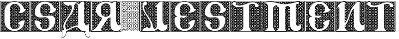 CSAR VESTMENT Font