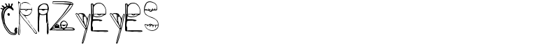 CrazyEyes Font