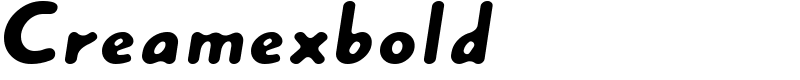 Creamexbold Font