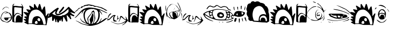 CreatureBuilderEyes Font