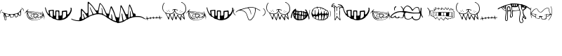 CreatureBuilderMouths Font
