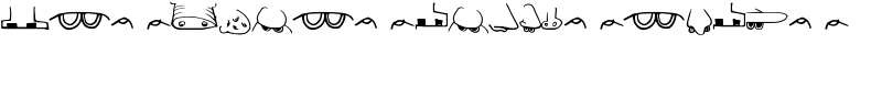 CreatureBuilderNose Font