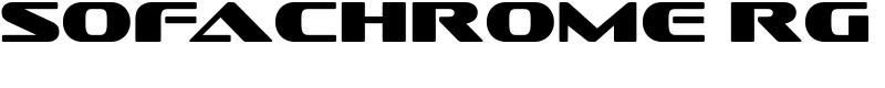 Sofachrome Rg Font