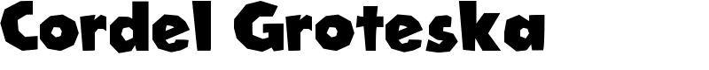 Cordel Groteska Font