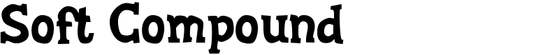 Soft Compound Font