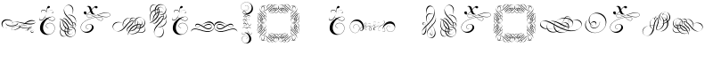 Cornucopia of Ornaments Font