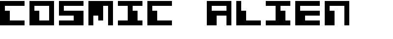 Cosmic Alien Font