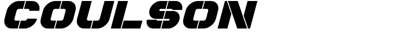 Coulson Font