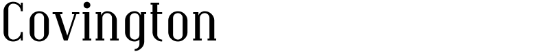 Covington Font