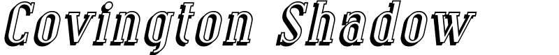 Covington Shadow Font