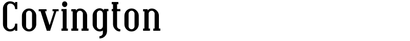Covington Font