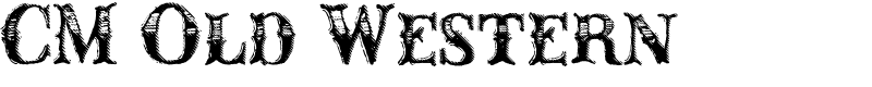 CM Old Western Font