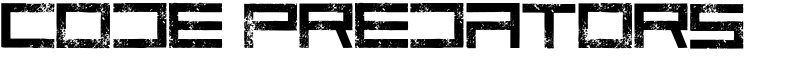 Code Predators Font