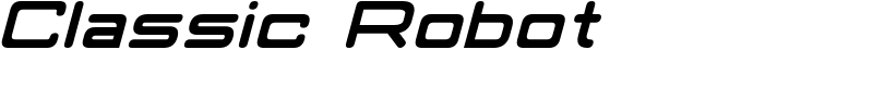 Classic Robot Font