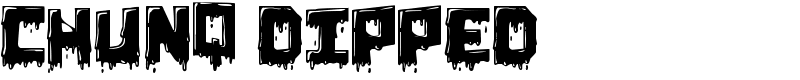 Chunq Dipped Font