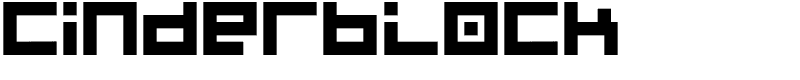 Cinderblock Font
