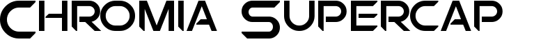 Chromia Supercap Font