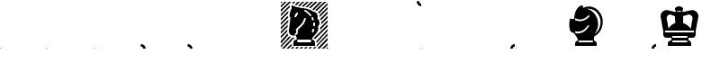 Chess Mediaeval Font