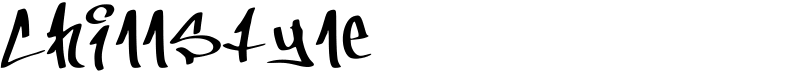 ChillStyle Font