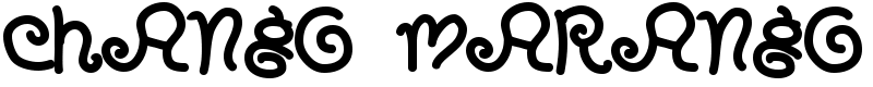 CHANGO MARANGO Font