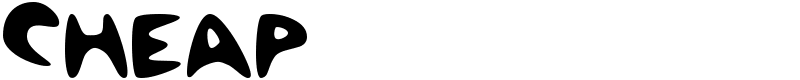 Cheap Font