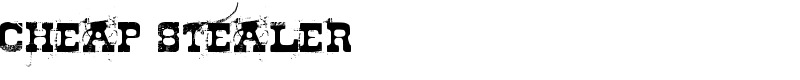 Cheap stealer Font