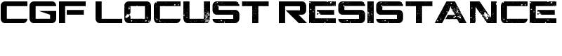 CGF Locust Resistance Font