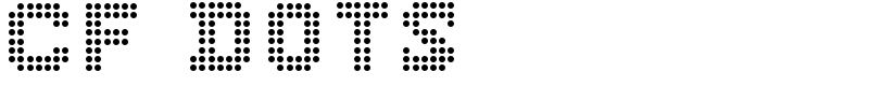 CF Dots 521 Font