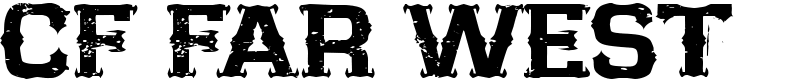 CF Far West Font