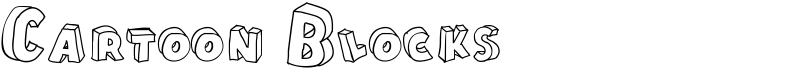 Cartoon Blocks Font