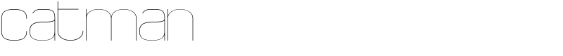 catman Font