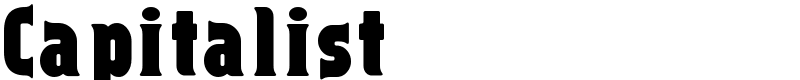 Capitalist Font