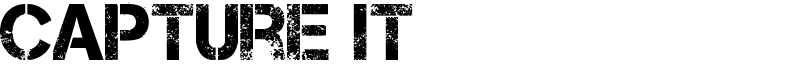 Capture it Font