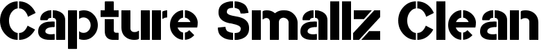 Capture Smallz Clean Font