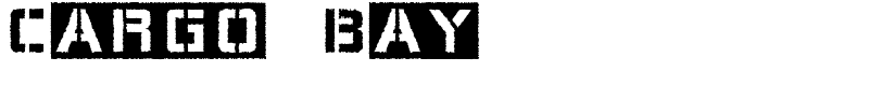 Cargo Bay Font