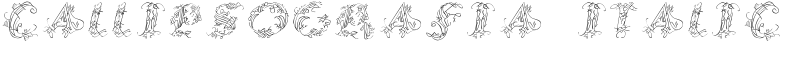 CalliPsoGrafia Italic Font