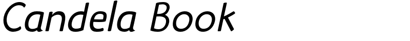 Candela Book Font