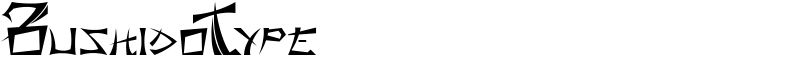 BushidoType Font