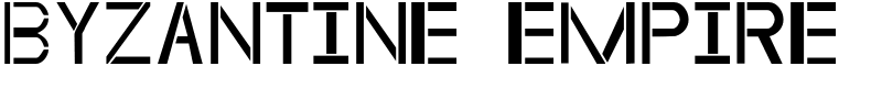 Byzantine Empire Font