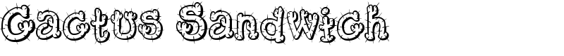 Cactus Sandwich Font
