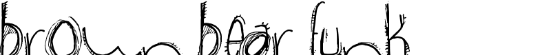 brown bear funk Font