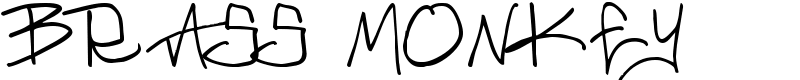 Brass Monkey Font