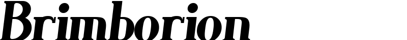 Brimborion Font