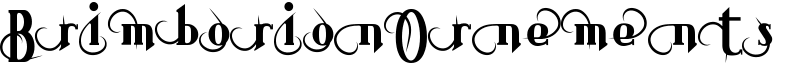 BrimborionOrnements Font